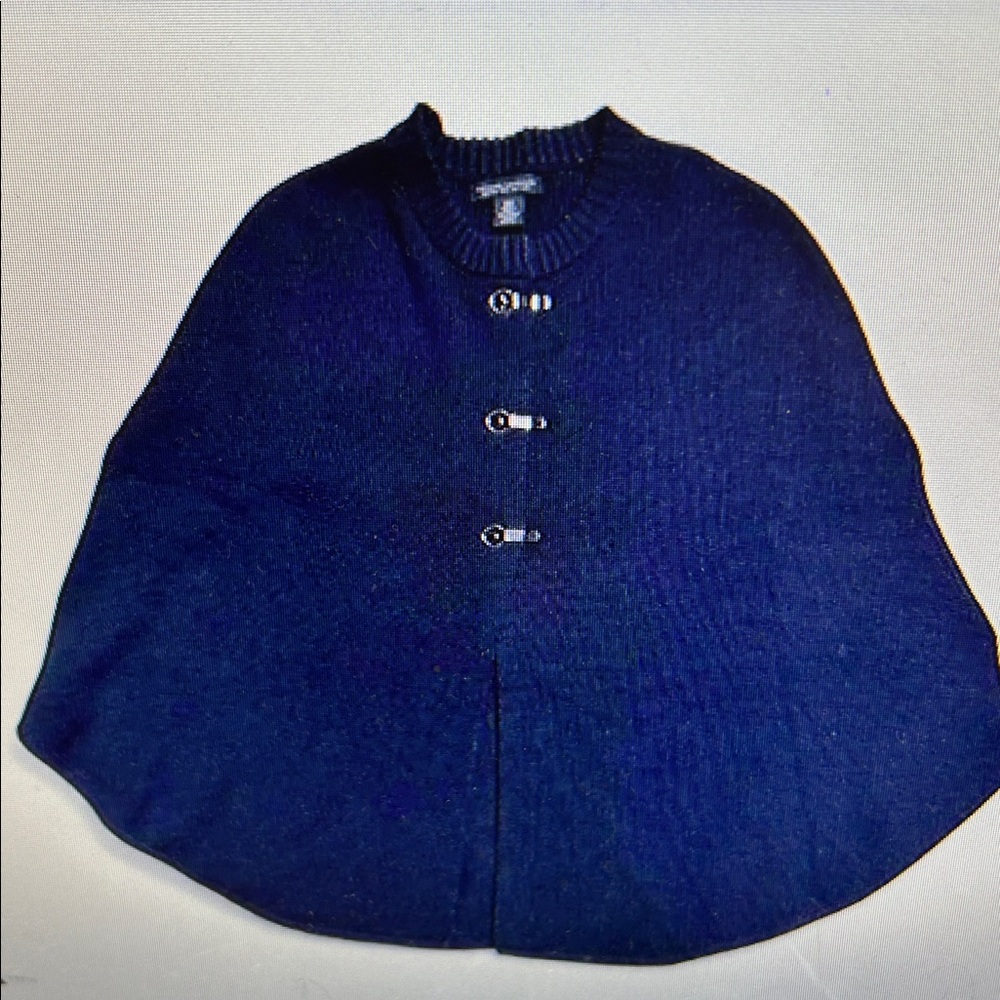Banana Republic Dark Blue cape nwot